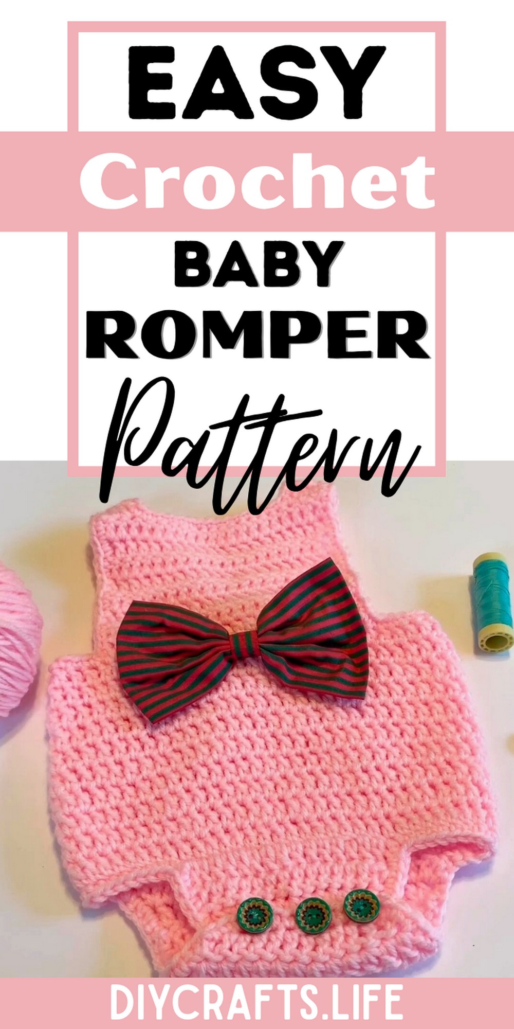 Easy Crochet Baby Romper