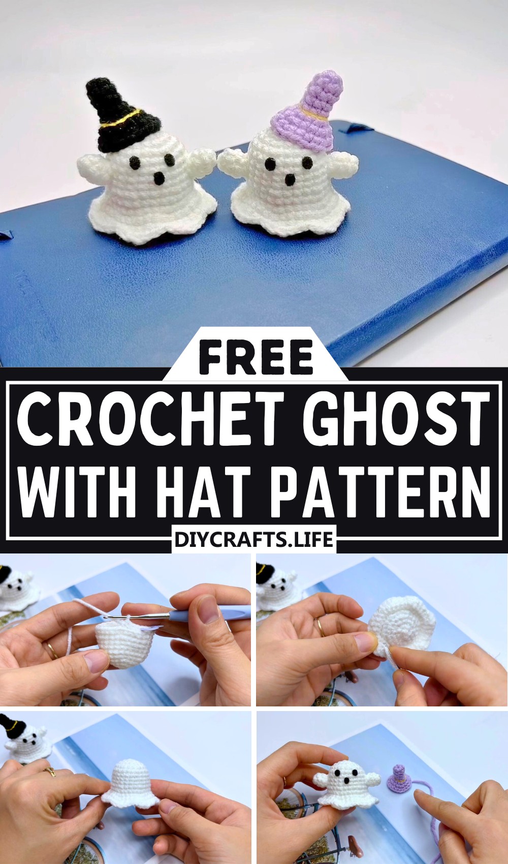 Easy Crochet Ghost Pattern – Perfect for Handmade Decor