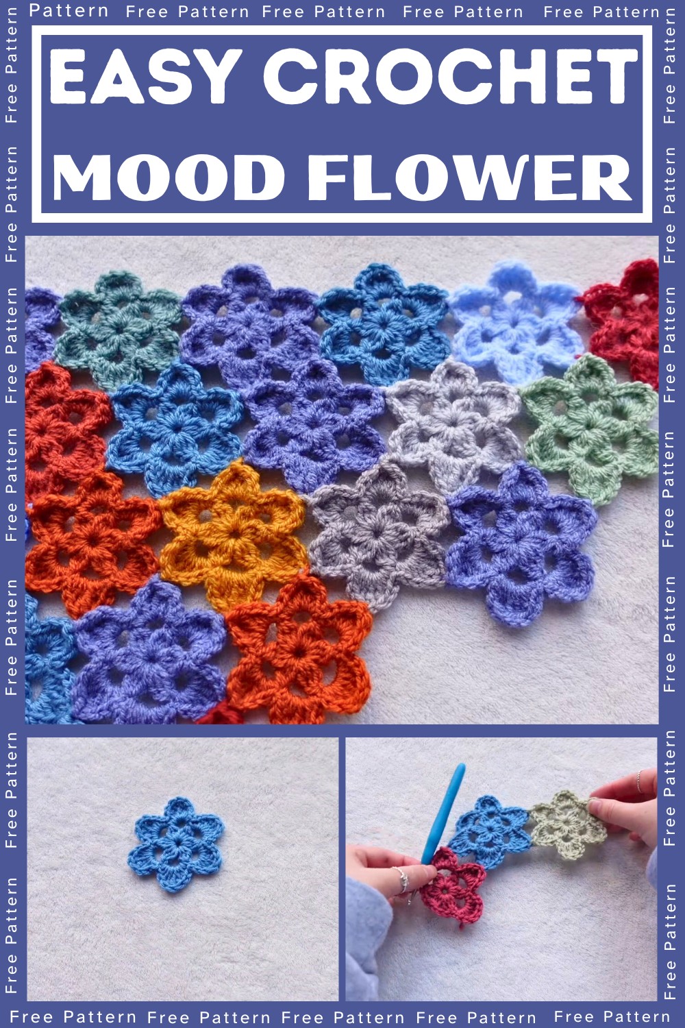 Easy Crochet Mood Flower