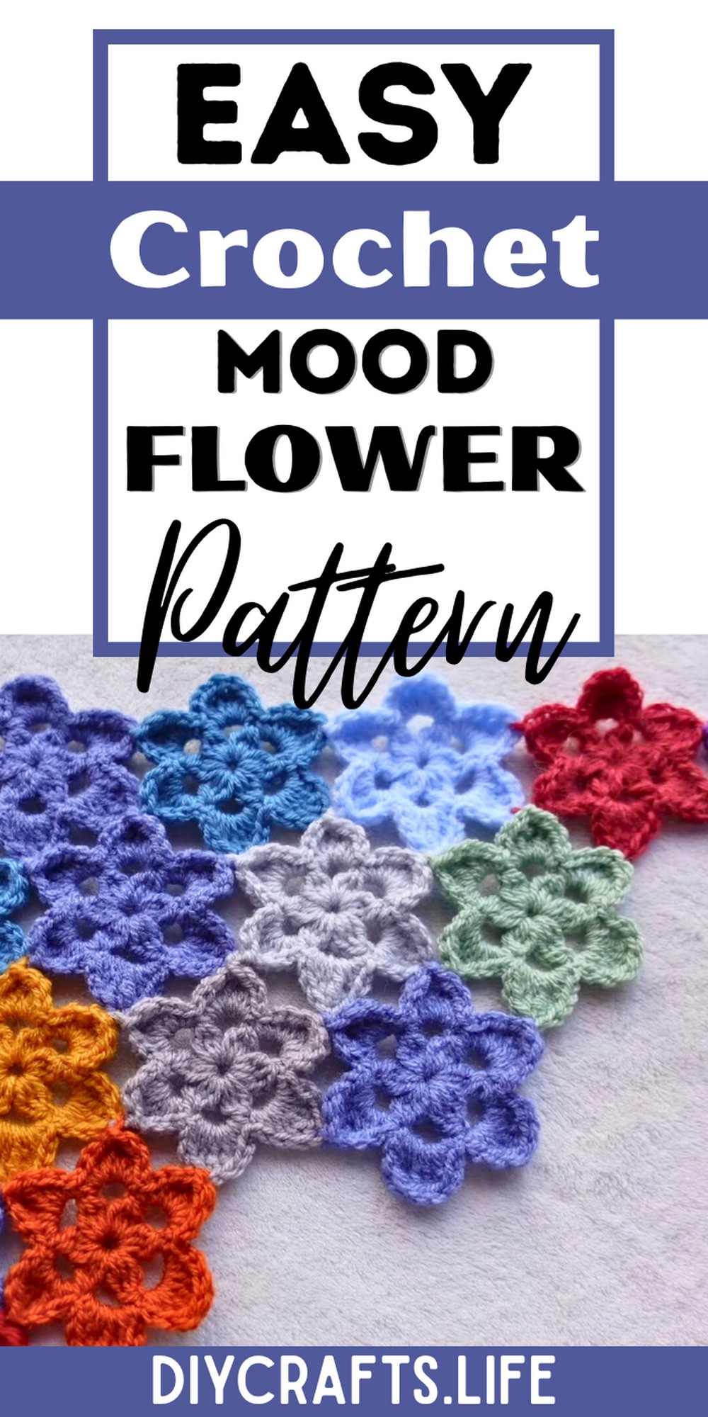 Easy Crochet Mood Flower