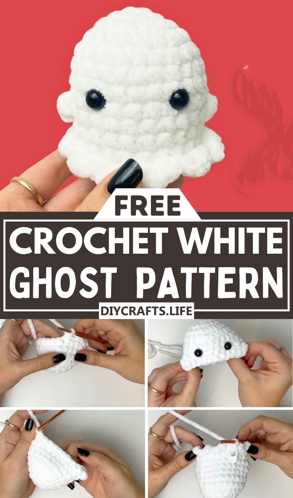 Easy-to-Make Crochet Ghost Project with Adorable Details