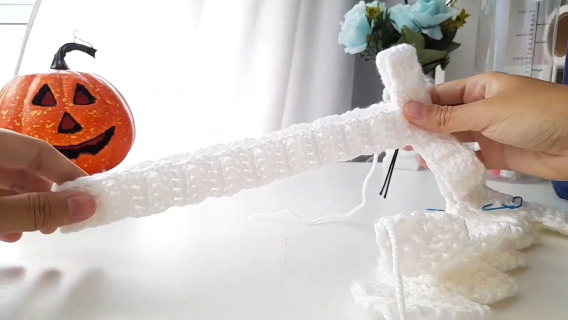 Glow-in-the-Dark Crochet Skeleton Costume Tutorial