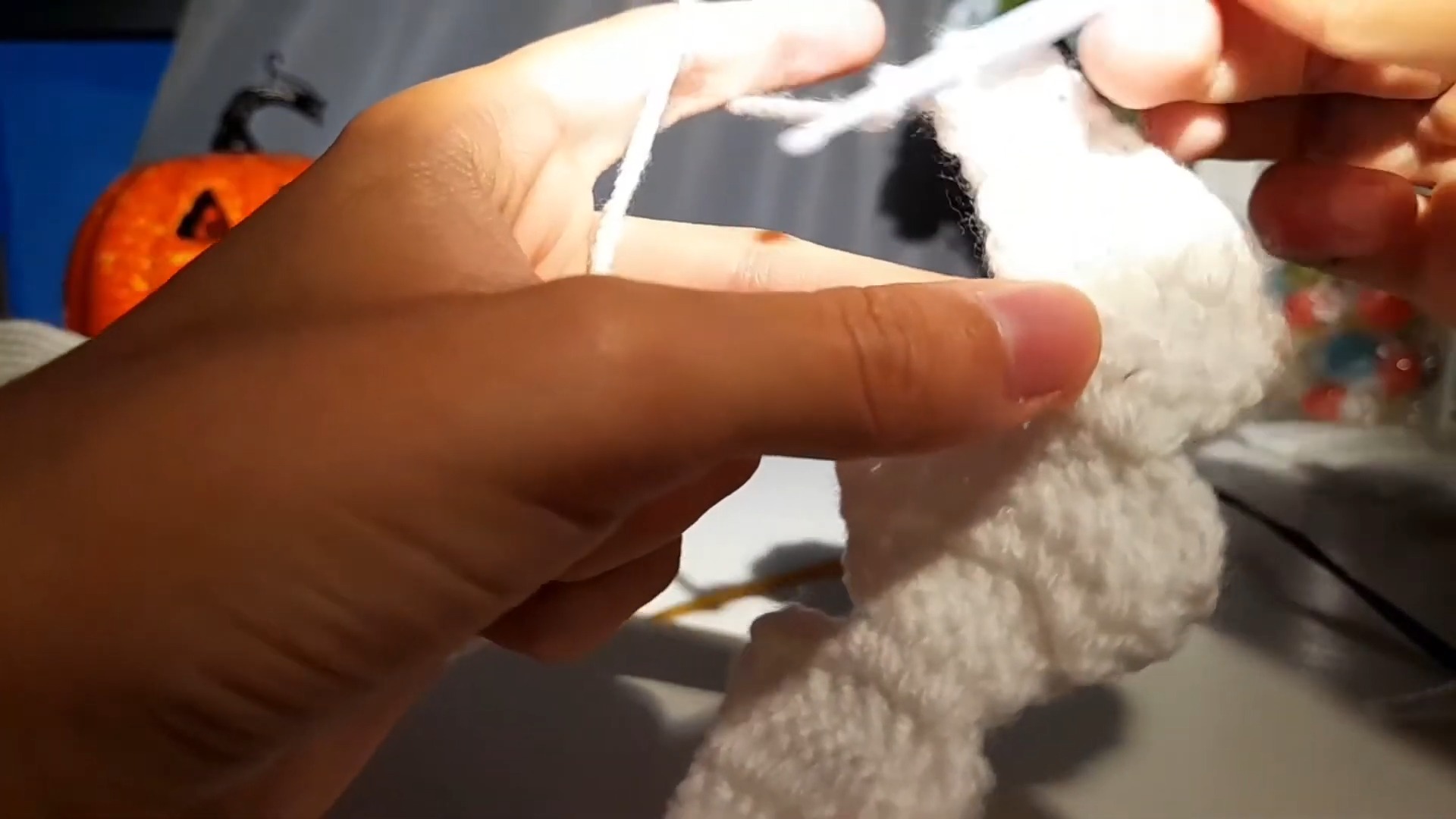 Glow-in-the-Dark Crochet Skeleton Costume Tutorial