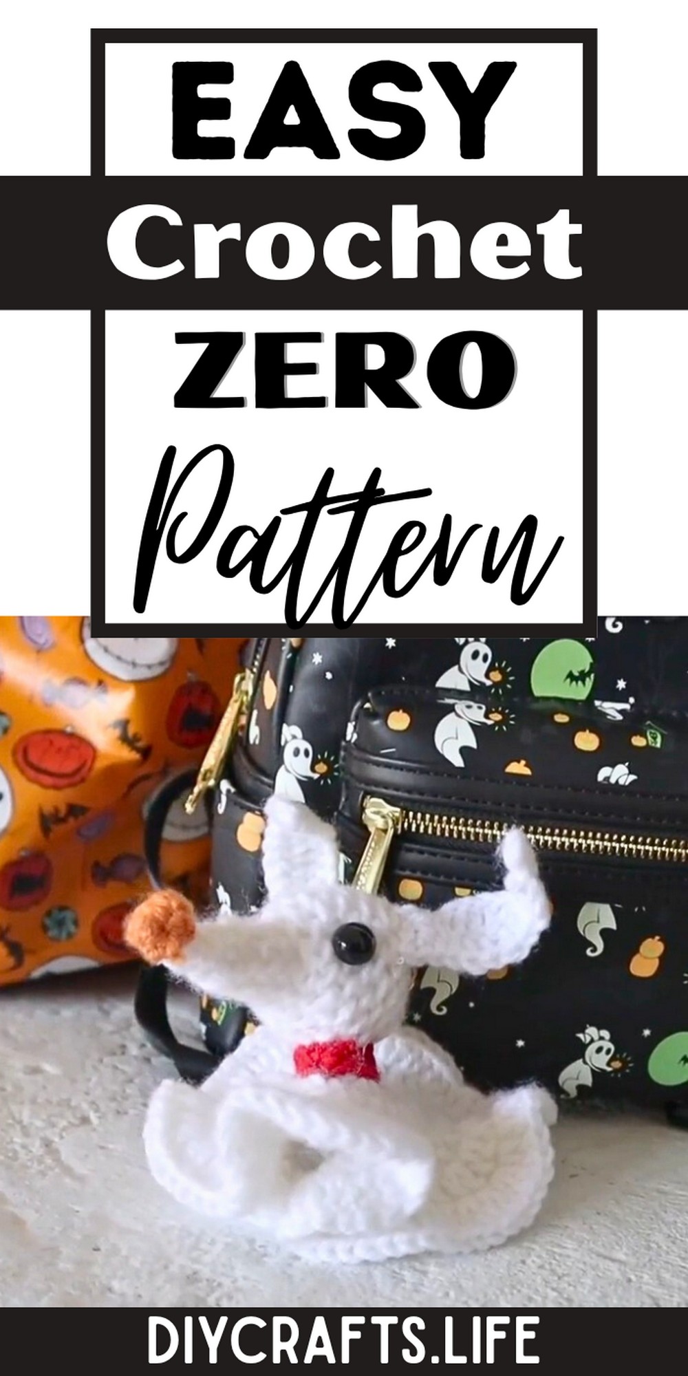 Learn How to Crochet Zero from Nightmare Before Christmas