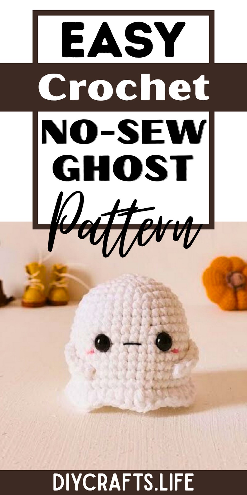 No-Sew Ghost Crochet Pattern – Easy and Fun Halloween Craft