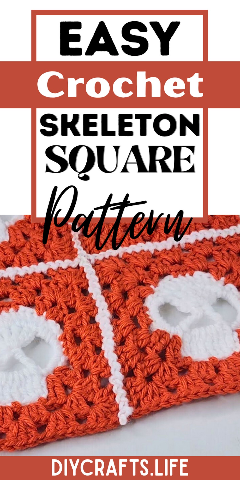 Unique Crochet Skeleton Square Pattern Tutorial