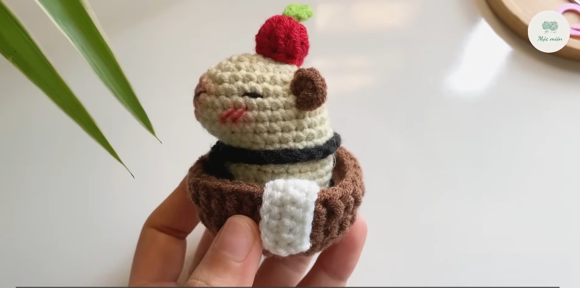Crochet a Capybara in a Bathtub