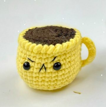 Crochet Angry Coffee Cups