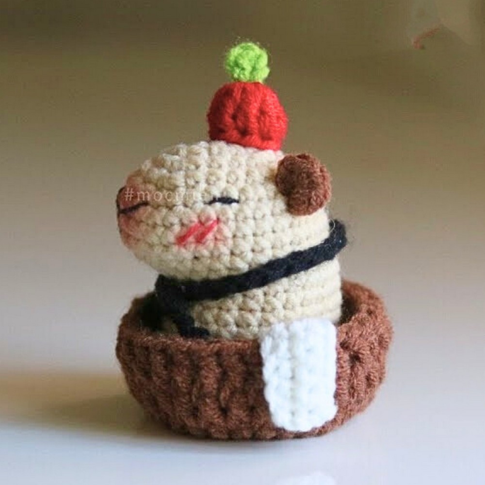 Crochet a Capybara in a Bathtub