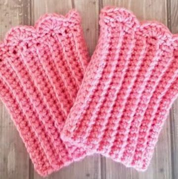 Crochet Boot Cuffs