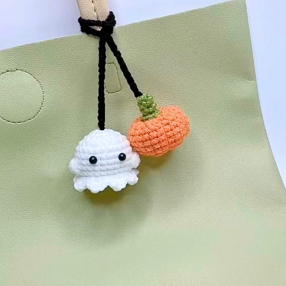 Crochet Halloween Keychain Pattern for Seasonal Decor