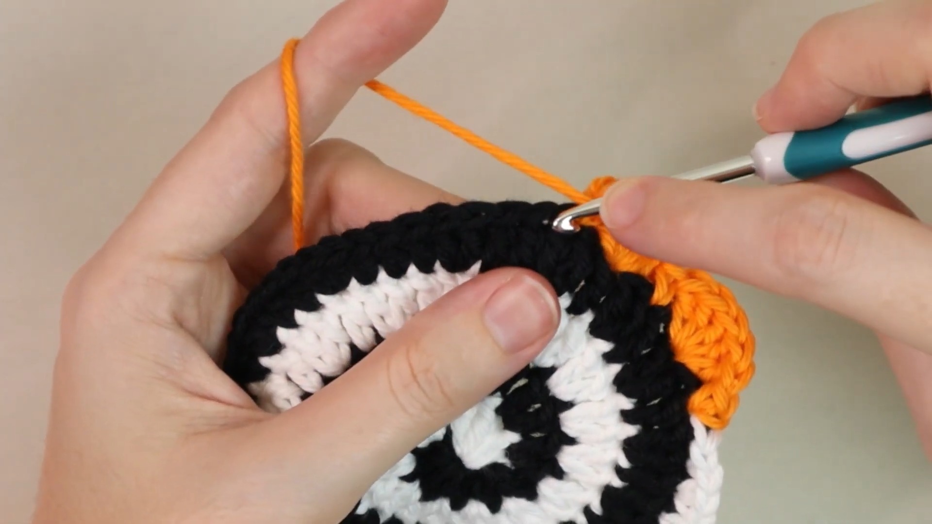 Easy Spiral Crochet Project for Festive Coasters