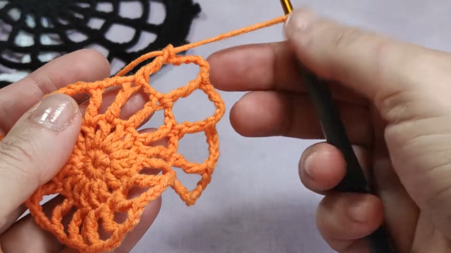 Easy Crochet Spider Web Doily Pattern for Halloween Decor
