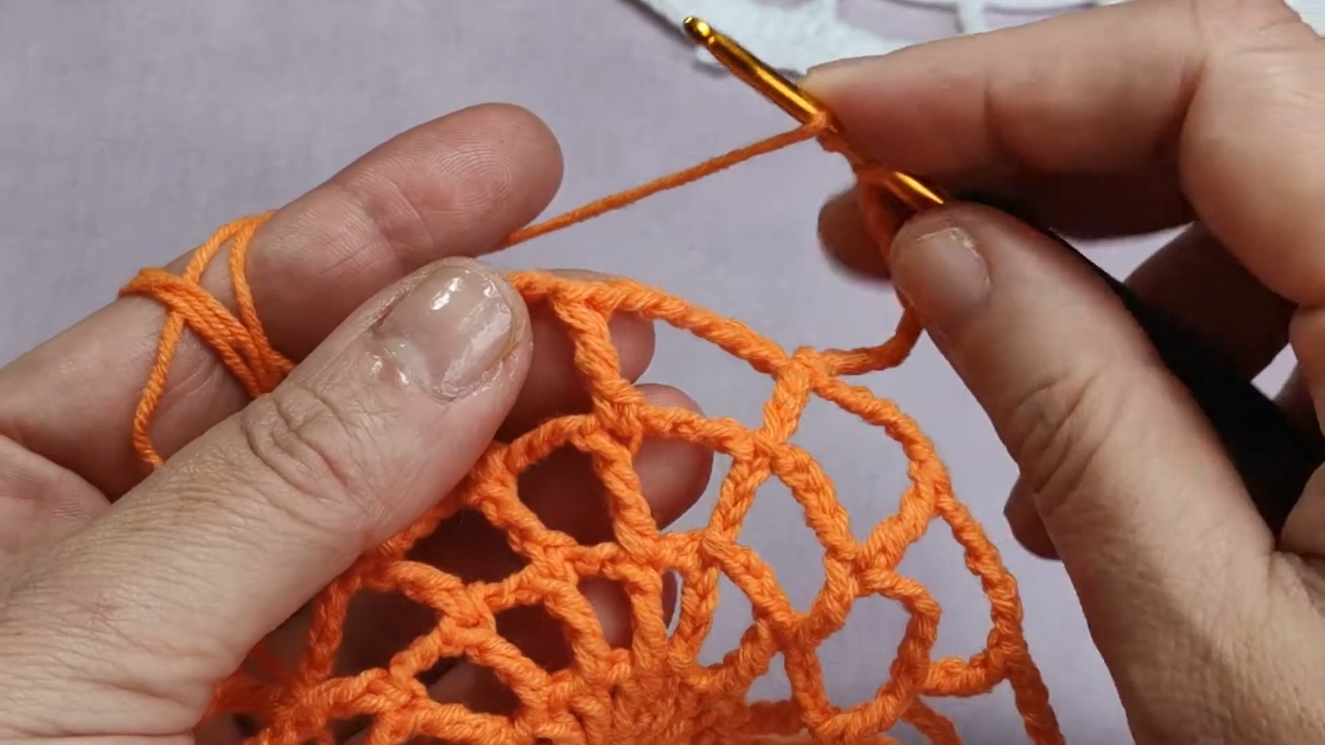 Easy Crochet Spider Web Doily Pattern for Halloween Decor