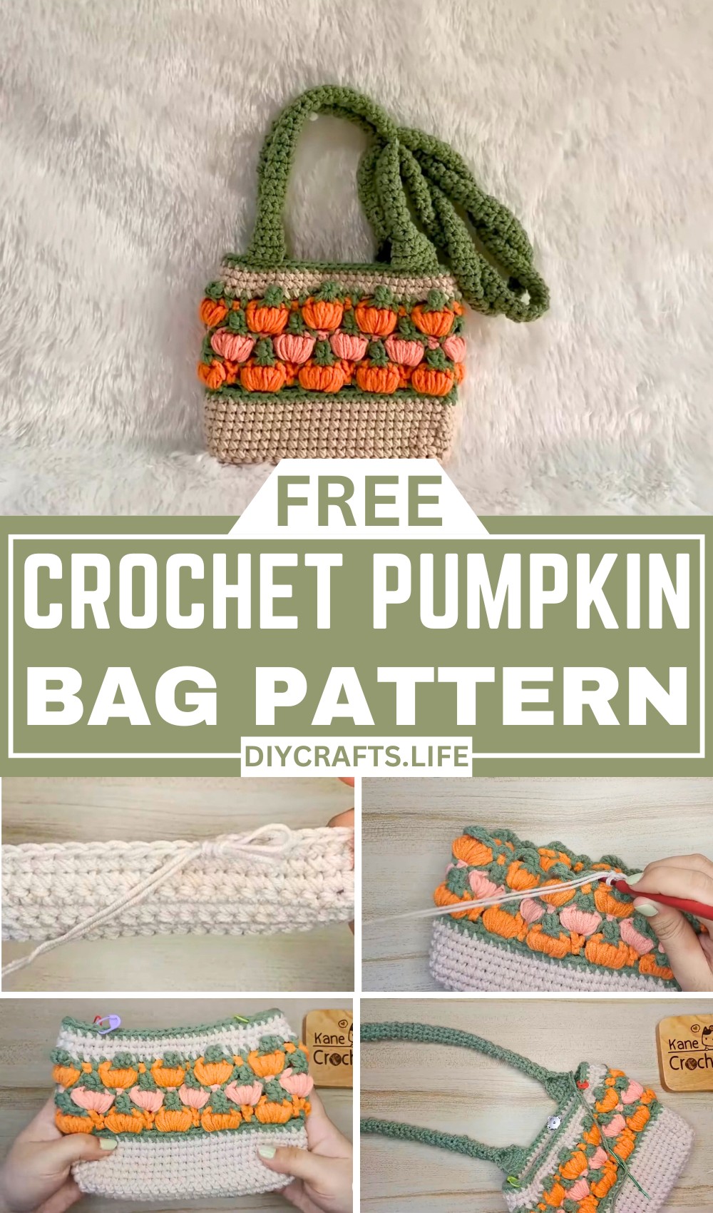 Create a Durable and Stylish Crochet Pumpkin Bag (