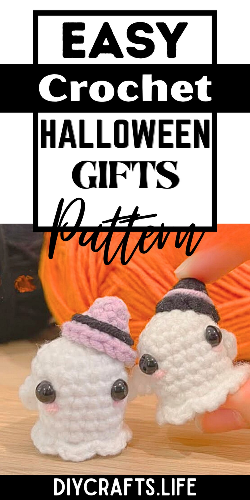 Crochet Ghost Pattern for Halloween Decorations and Gifts