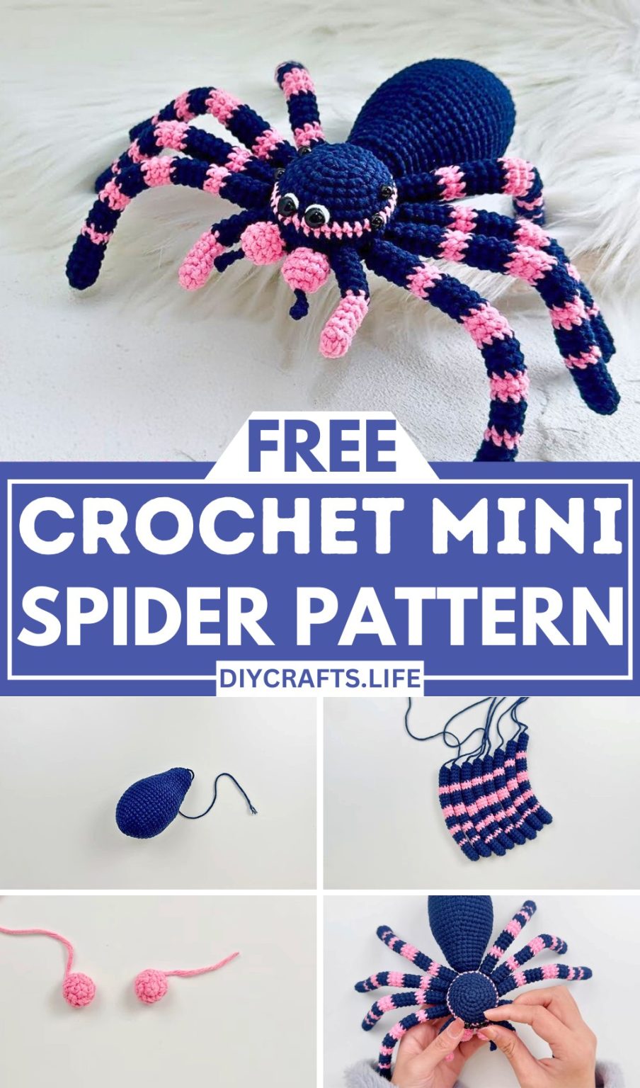 Crochet Spider Pattern – Perfect for Décor and Gifting - DIY Crafts