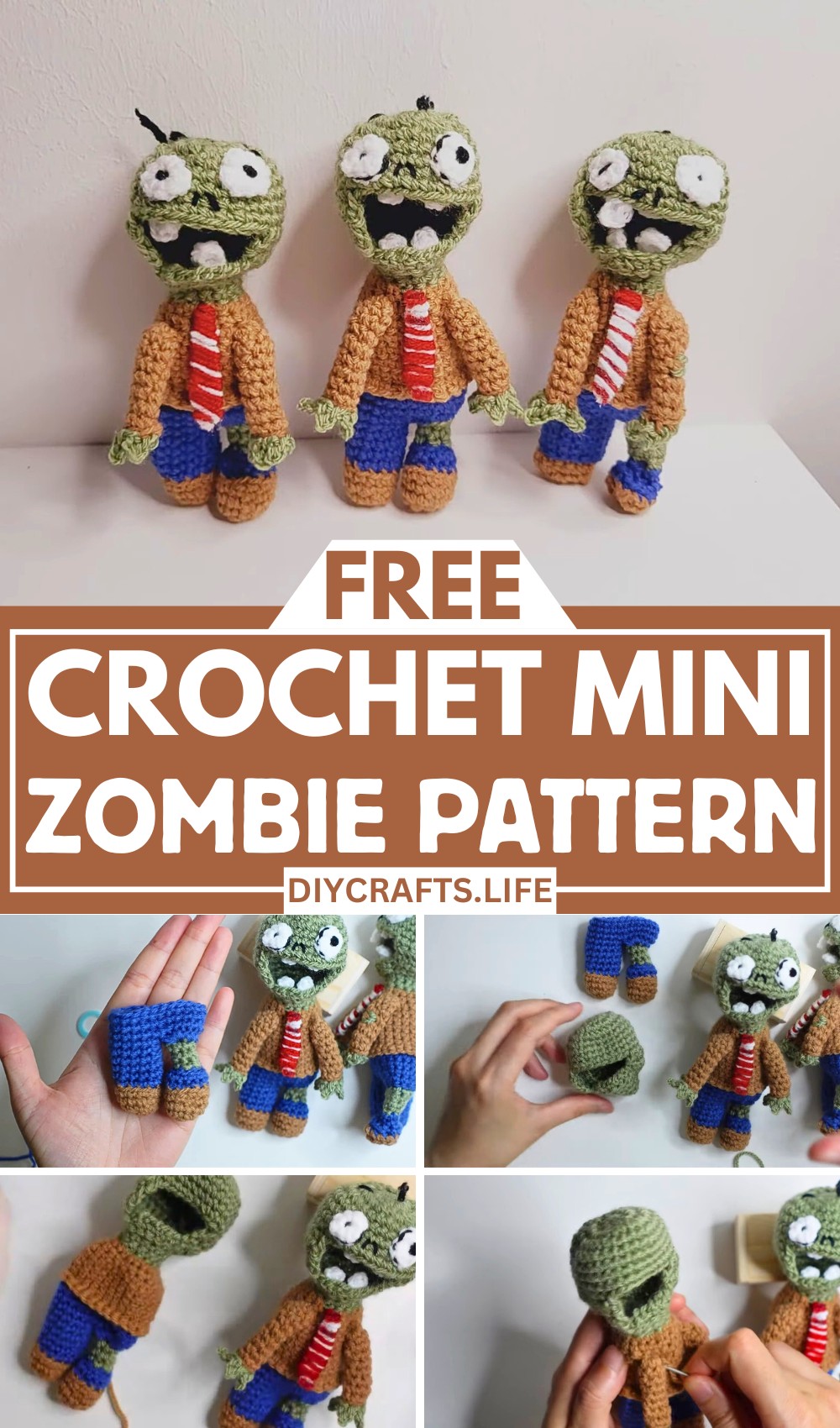 Crochet a Detailed Mini Zombie for Beginners and Experts