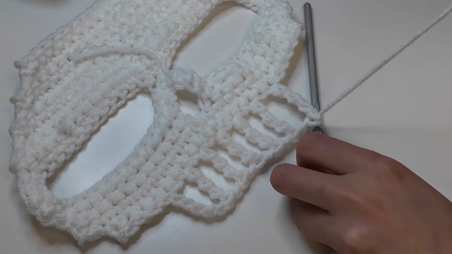 Crochet Clown Skull Bunny Balaclava Pattern Free