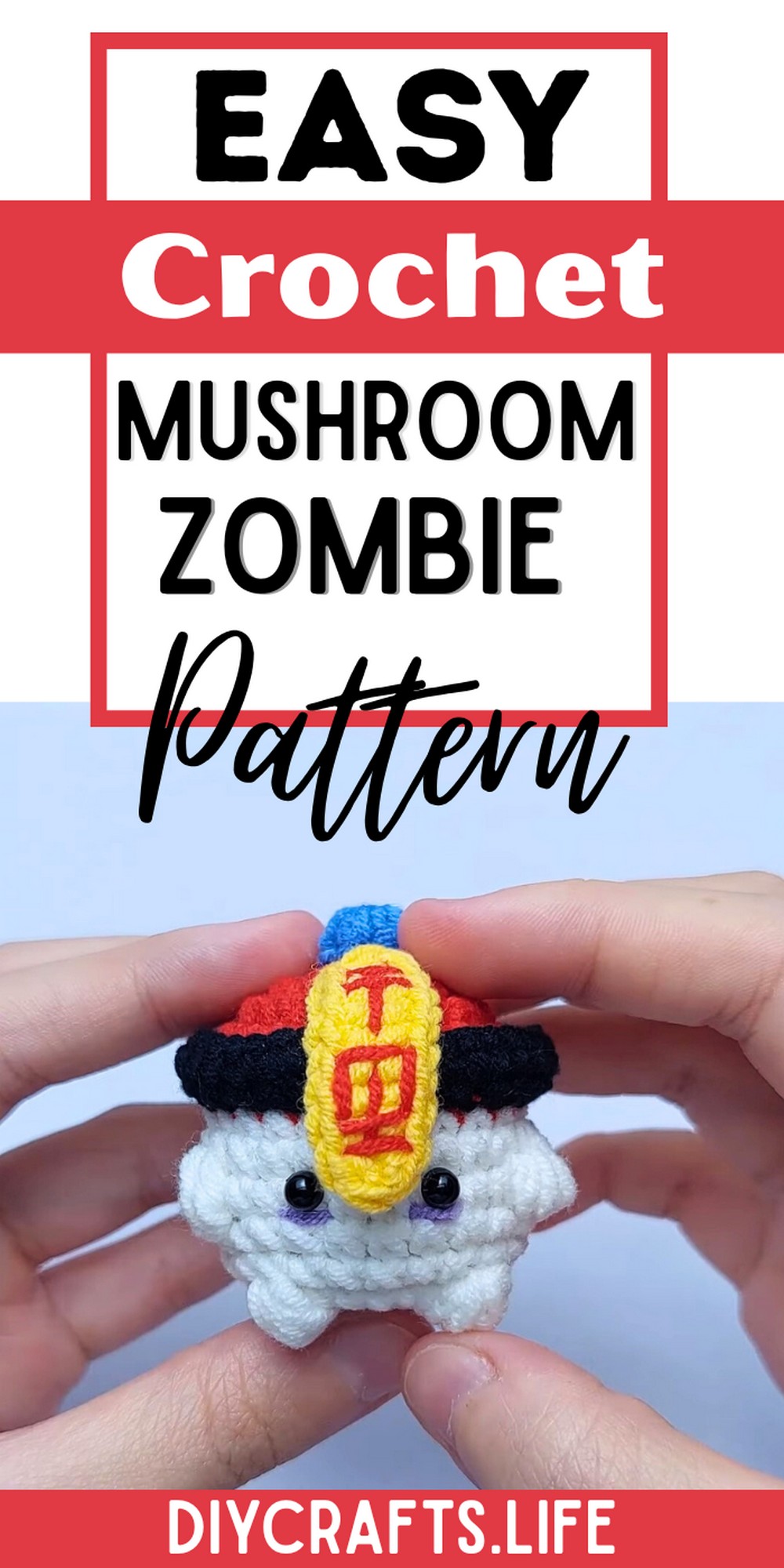 Fun and Quirky Crochet Mushroom Zombie Perfect for All Levels