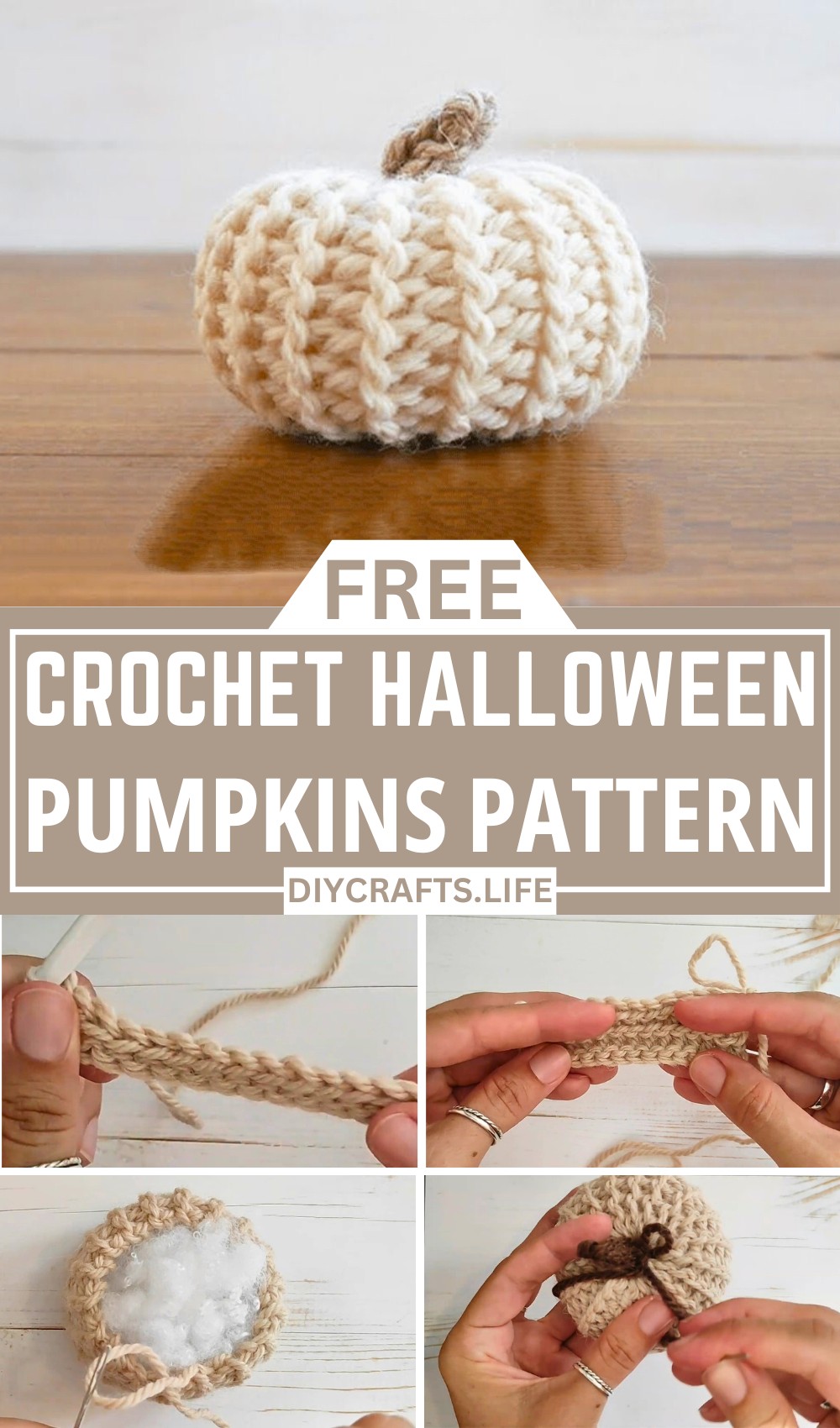 How to Crochet Easy Pumpkins Pattern for Fall Decor