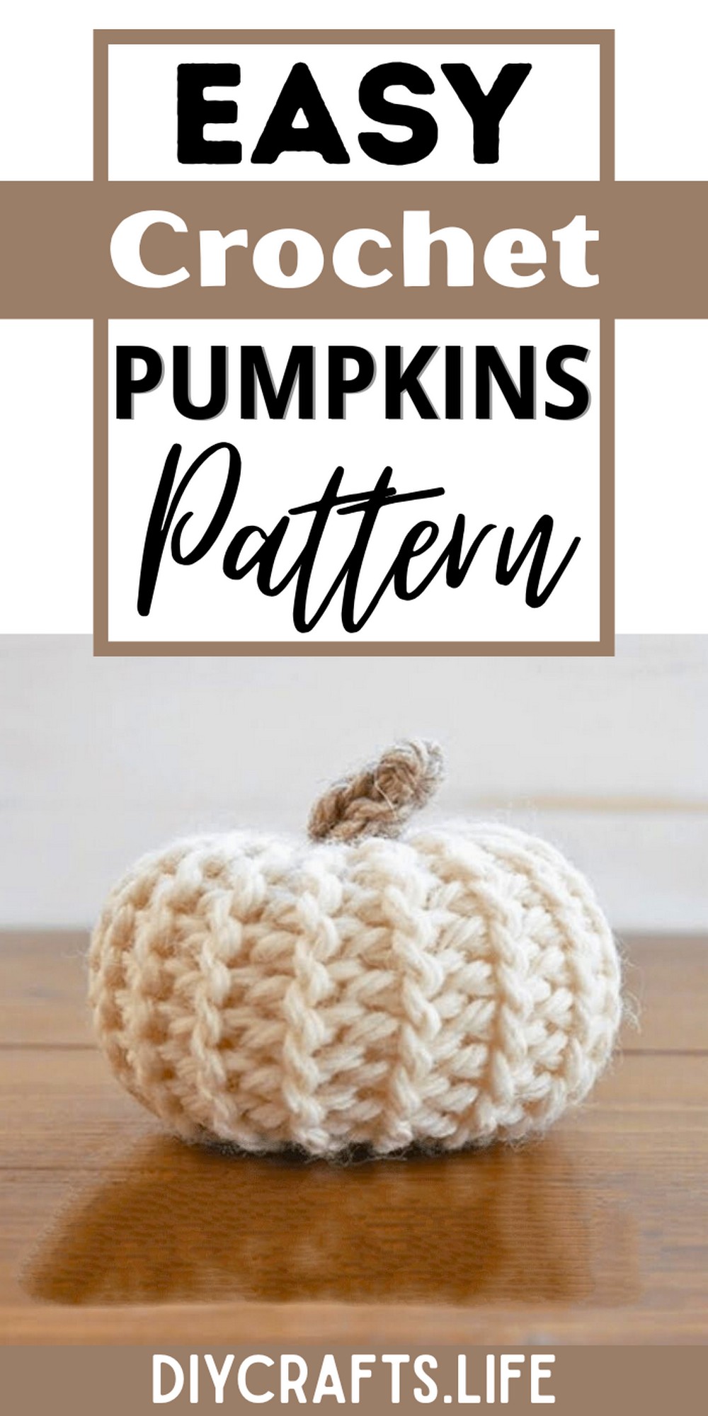 How to Crochet Easy Pumpkins Pattern for Fall Decor