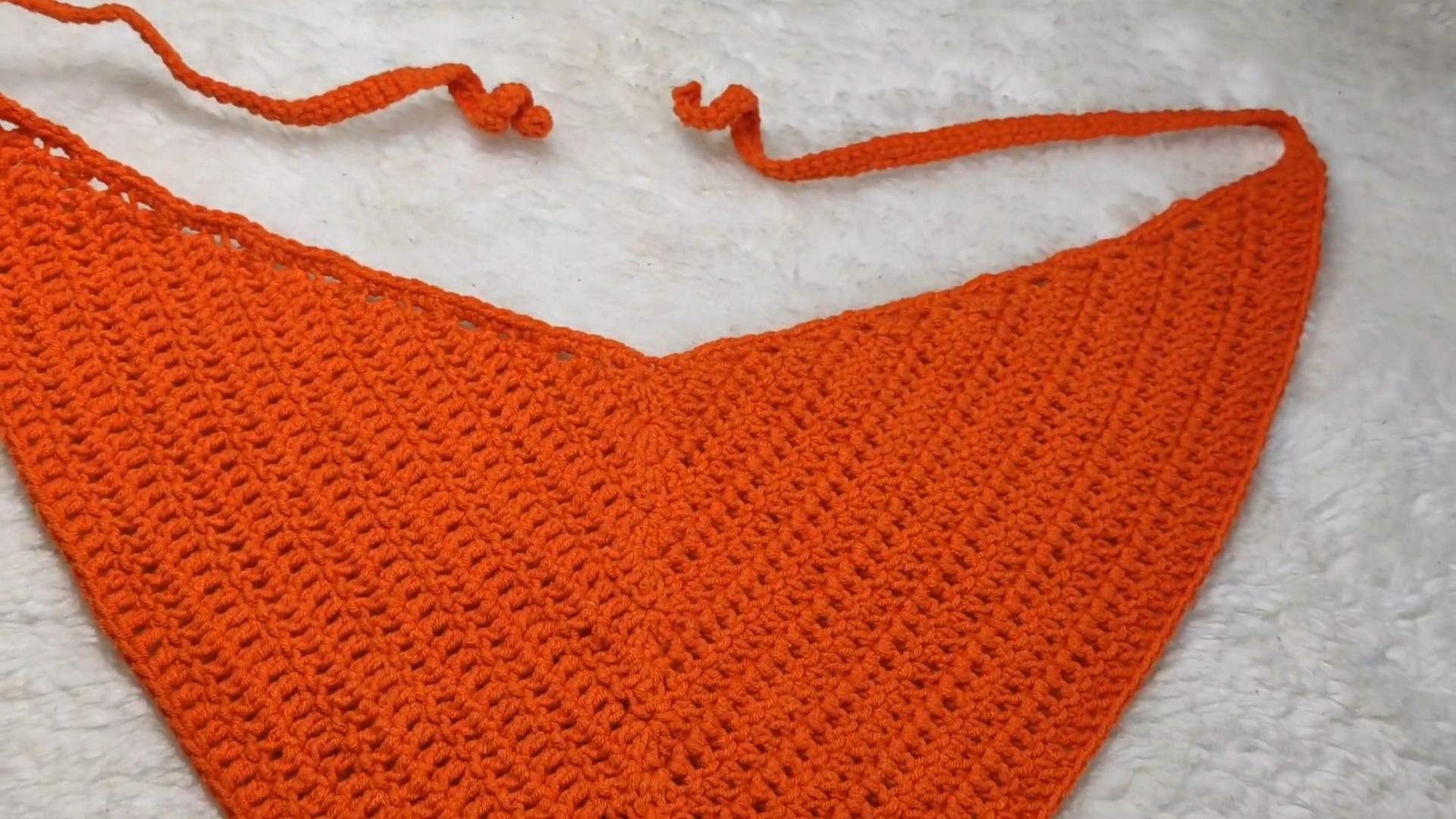 Crochet Spider Web Bandana Tutorial for Stunning Halloween