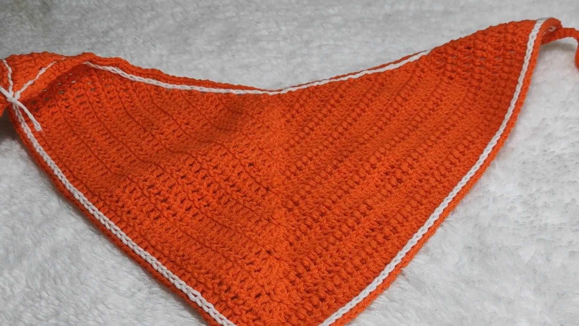 Crochet Spider Web Bandana Tutorial for Stunning Halloween