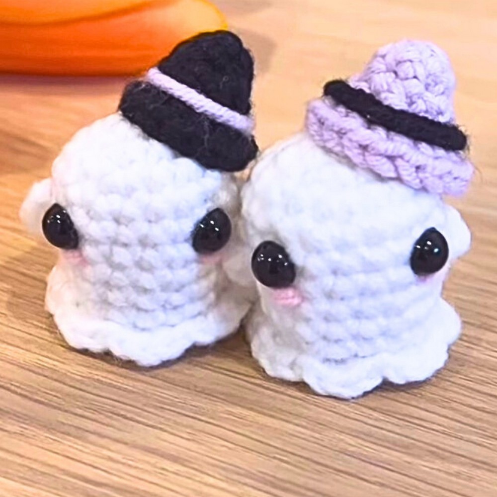 Crochet Ghost Pattern for Halloween Decorations and Gifts