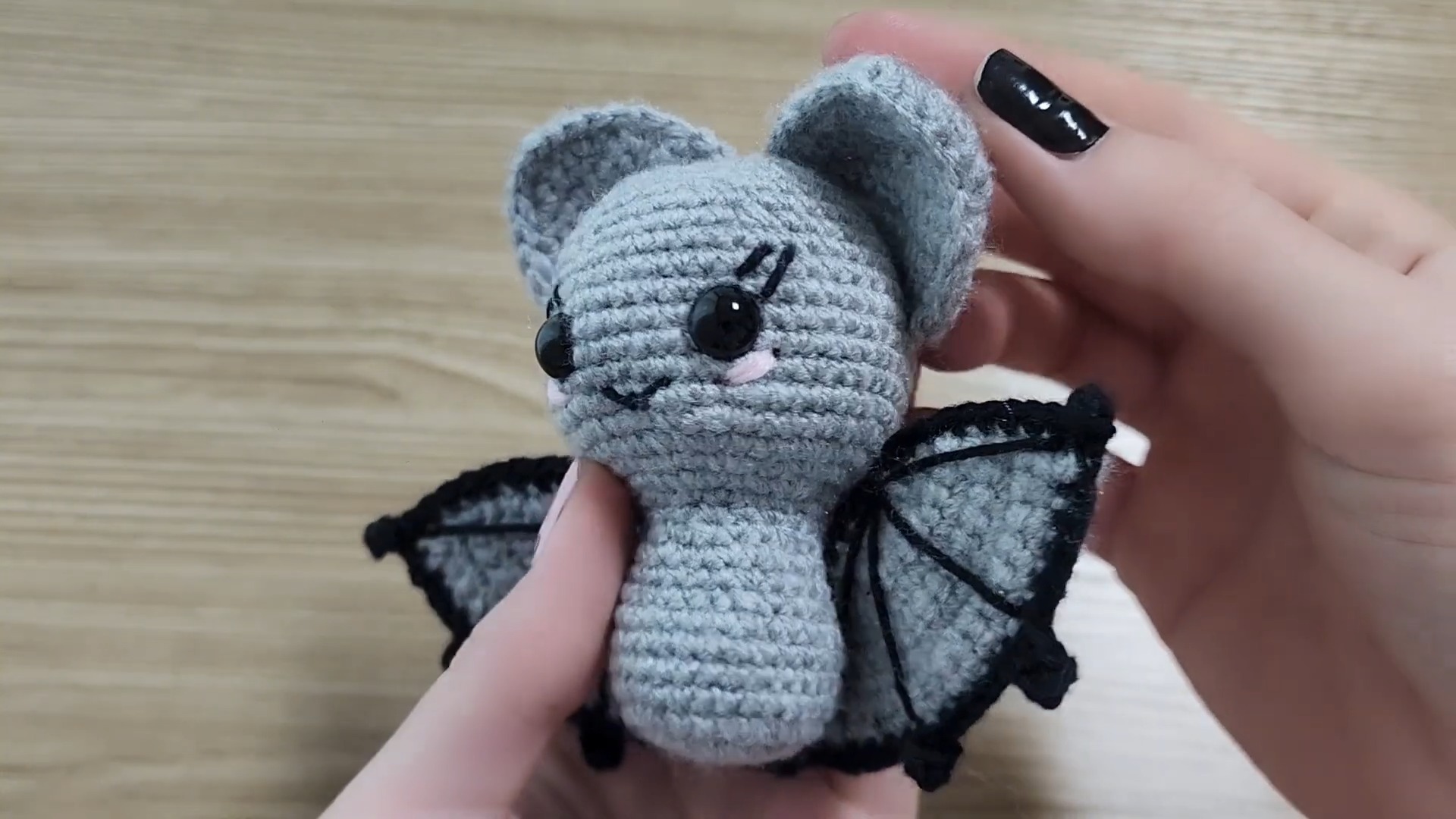 Crochet Bat Keychain Pattern for All Crafting Levels