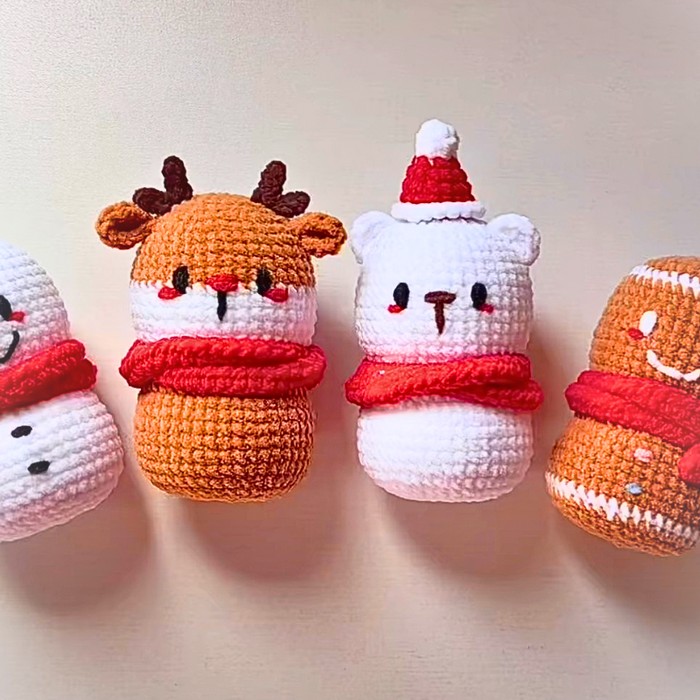 How To Crochet Christmas Dolls For Festive Decorations Or Heartfelt Gifts