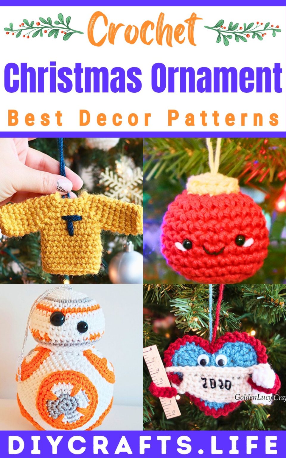 38 Crochet Christmas Ornament Patterns - DIY Crafts