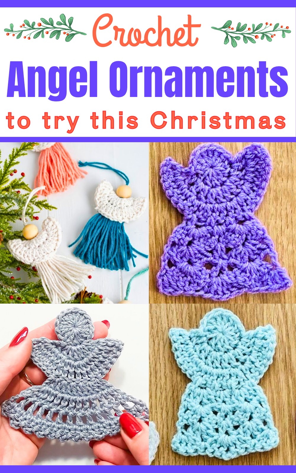 Crochet Angel Christmas Ornament Patterns