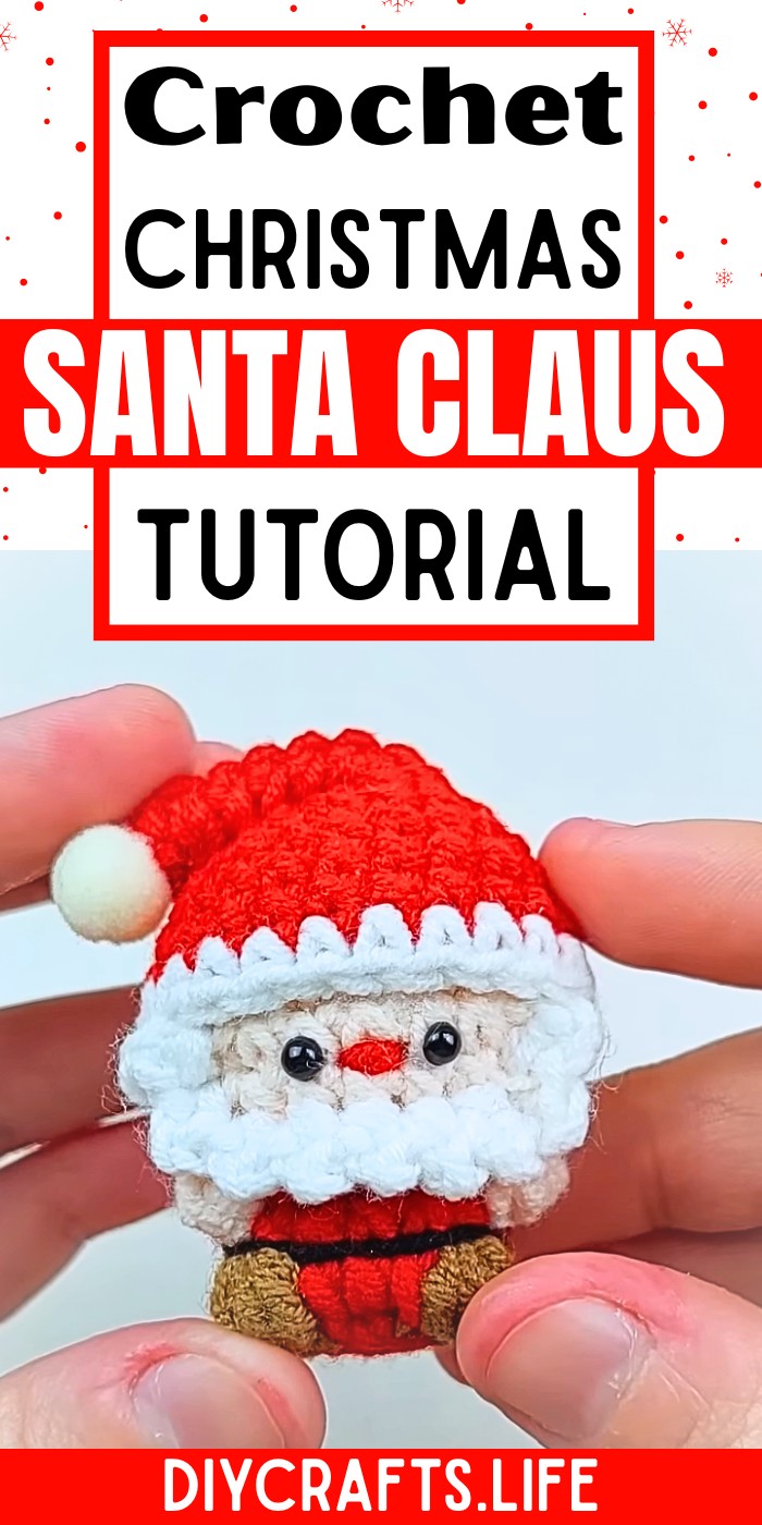 Crochet Mini Santa Claus – Easy Holiday Ornament and Gift Idea