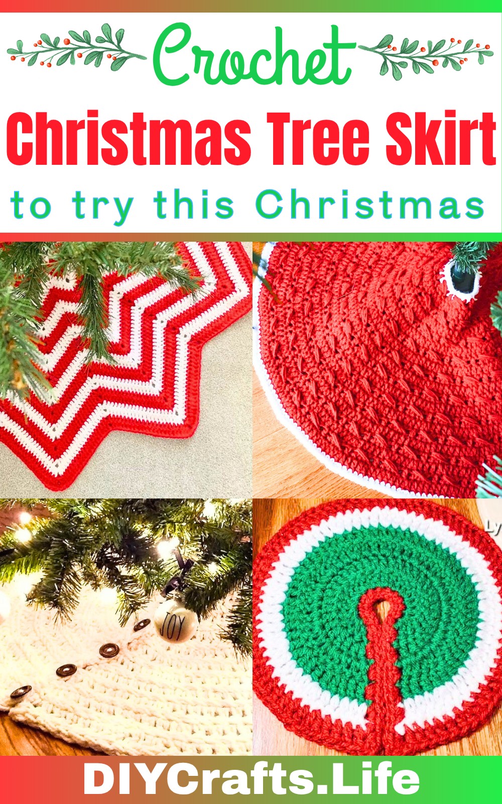 Crochet Tree Skirt Patterns For Christmas