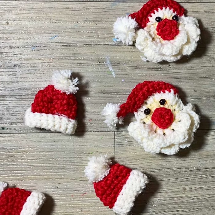 Festive Crochet Santa and Hat for All Skill Levels