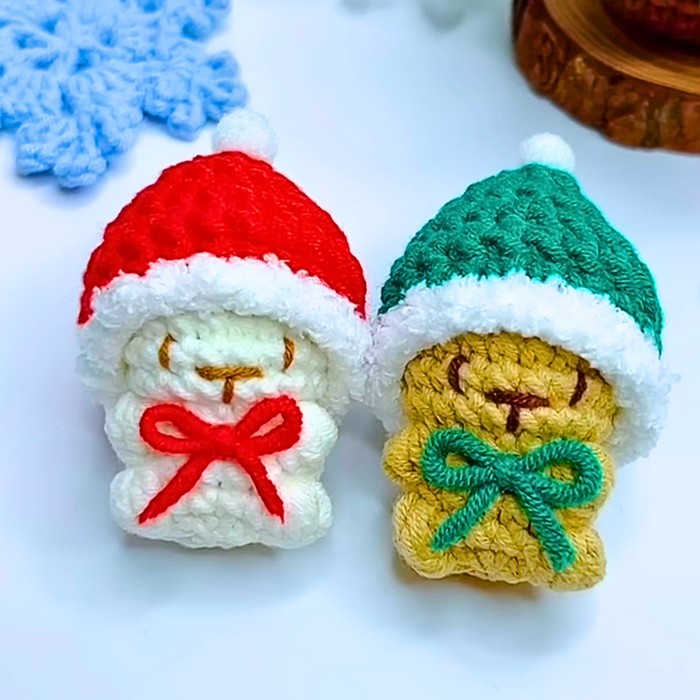 How To Crochet Christmas Bear For Decorations, Gifts, And Fun Crafting Ideas