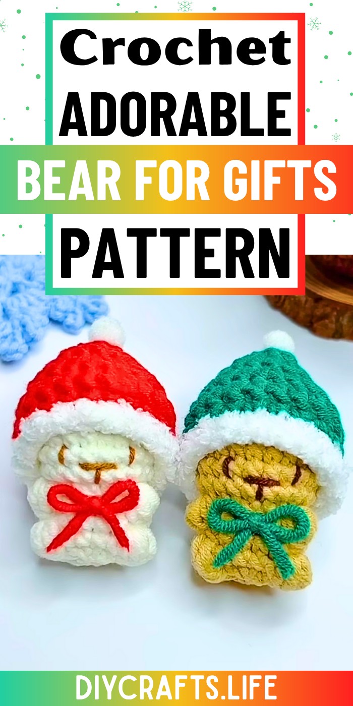 How To Crochet Christmas Bear For Decorations, Gifts, And Fun Crafting Ideas