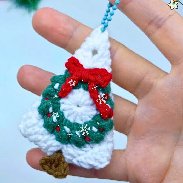 crochet Granny Square Christmas tree