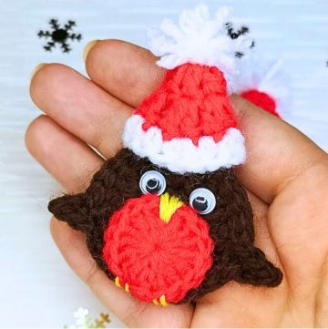 crochet a Bird Applique