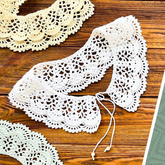 Crochet 2-layer COLLAR