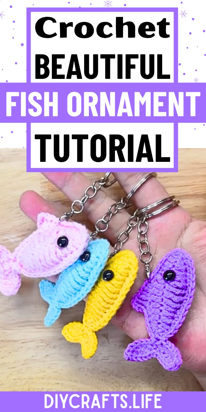 Crochet Cute Fish Ornament