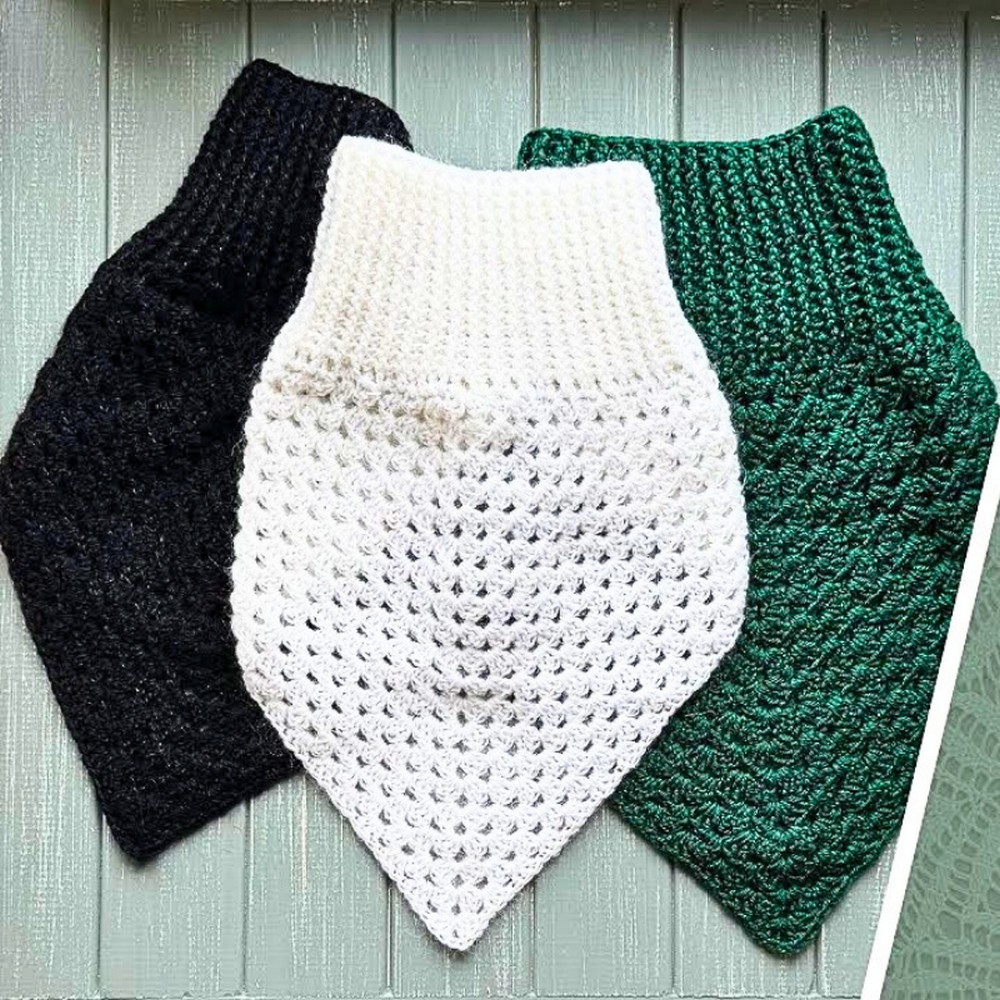 Crochet Granny Square Cowl