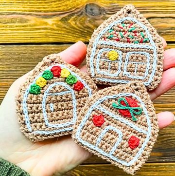 How To Crochet An Adorable Gingerbread Cookie Step By Step