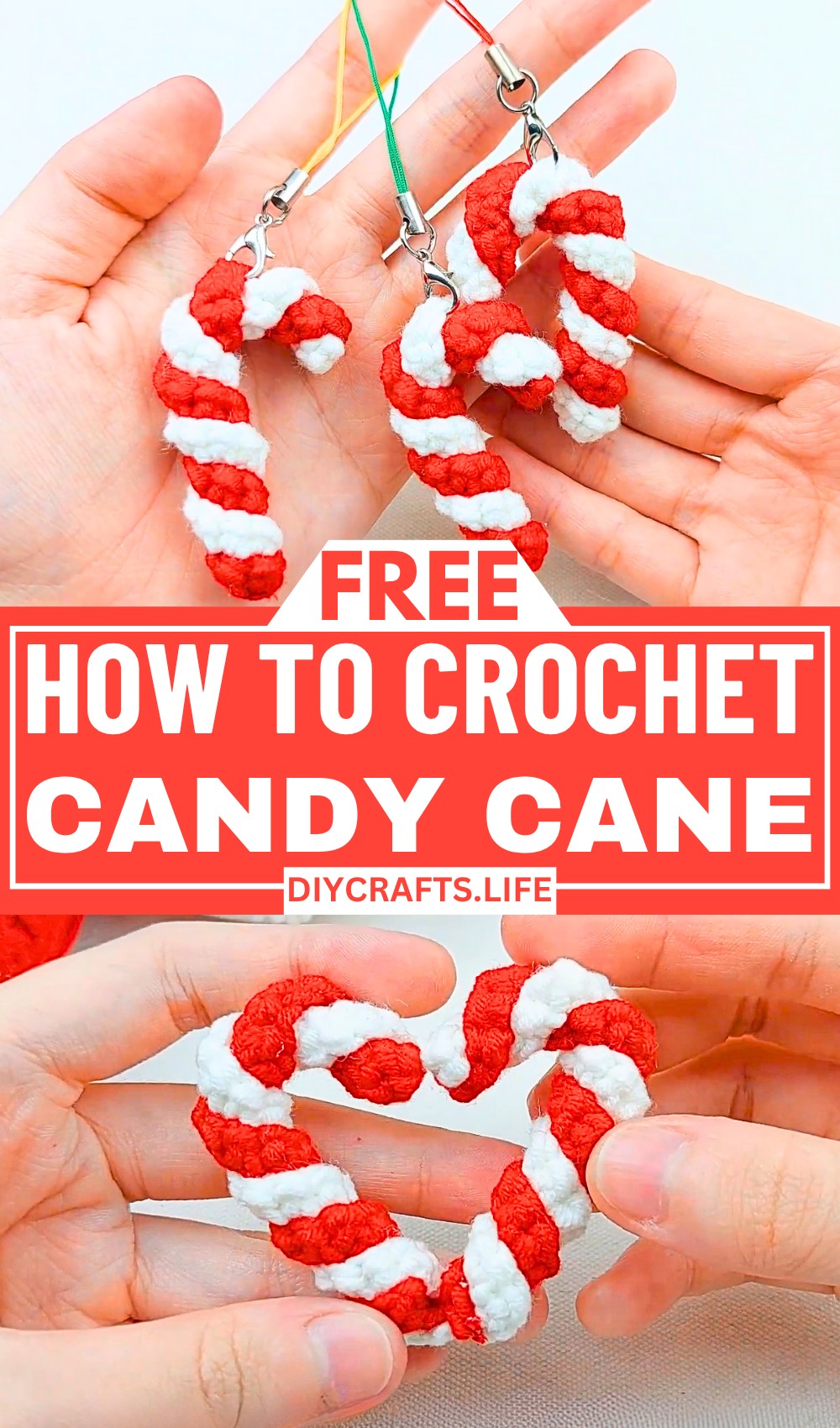 How to Crochet a Perfect Candy Cane for Festive Holidays