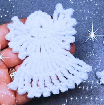 crochet an Angel Applique