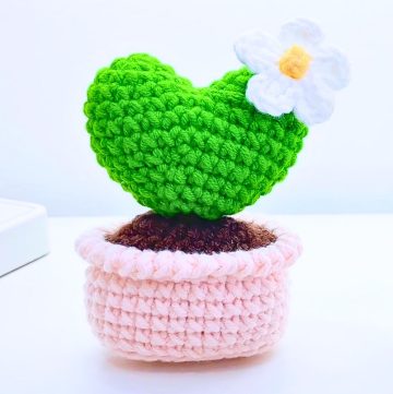 Crochet Cactus Design – Unique Handmade Plant Art