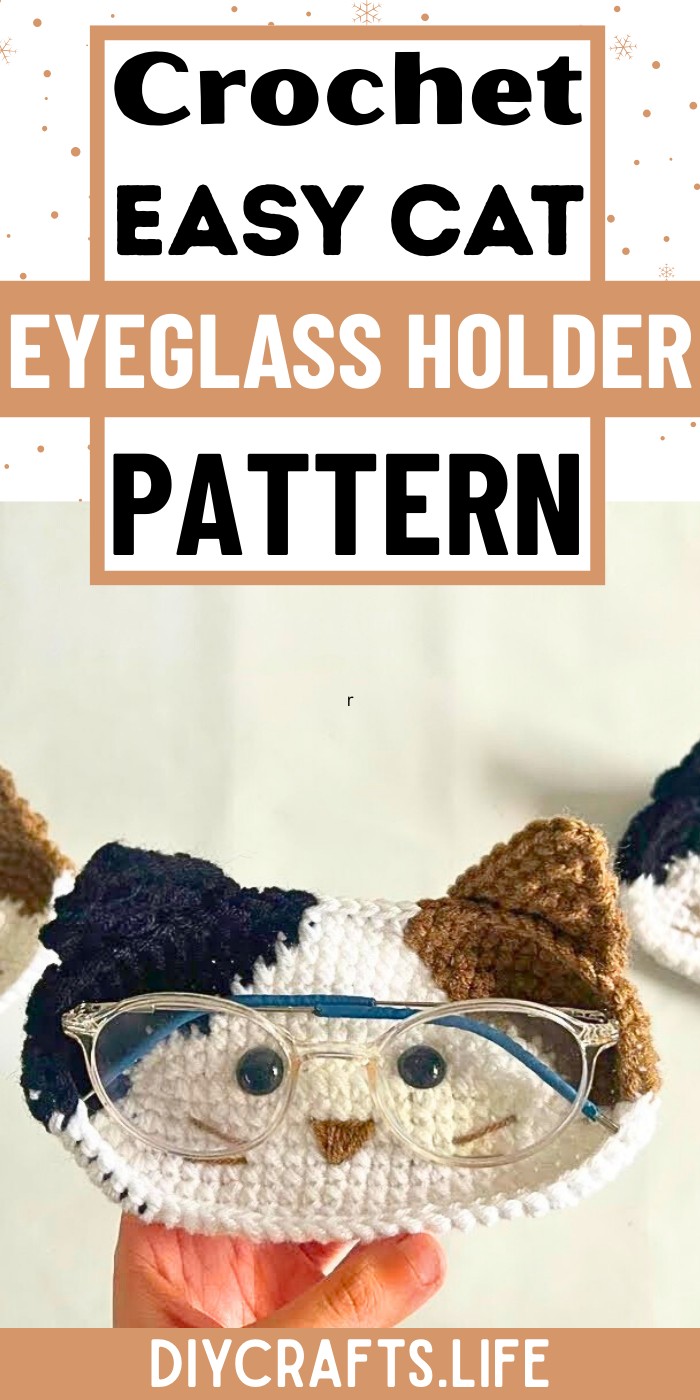Crochet Cat Eyeglass Holder Pattern
