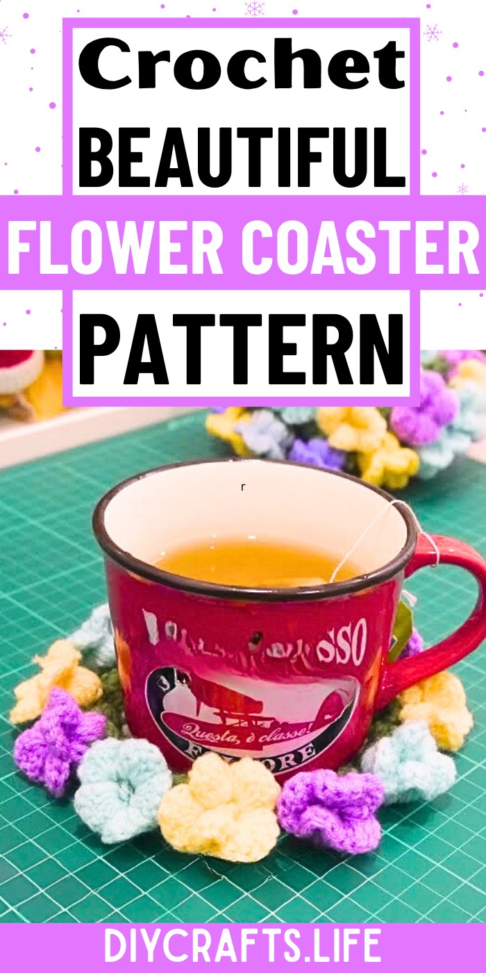 Crochet Flower Coaster Pattern – Beautiful and Functional