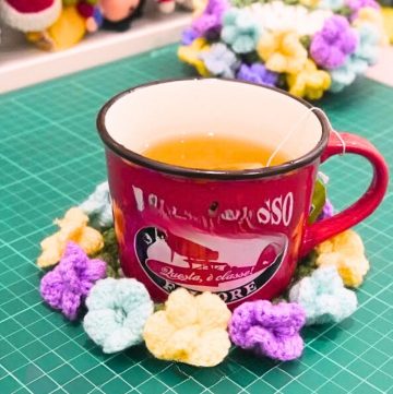 Crochet Flower Coaster Pattern – Beautiful and Functional